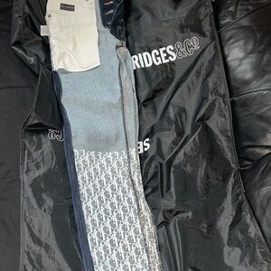 Dior Blue and White Men Jeans